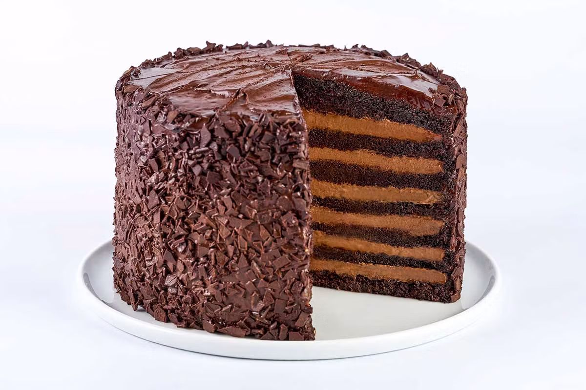 10-Inch Chocolate Tower Truffle Cake - The Cheesecake Factory Menu Prices 2026